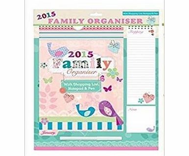 ARPAN Large Family Calendar 2015 -Arpan Products family Organiser for up to 3 or 5 people - Choose Your Calendar Cover x 1 (1 Month To View -Birds - Up to 5 People)