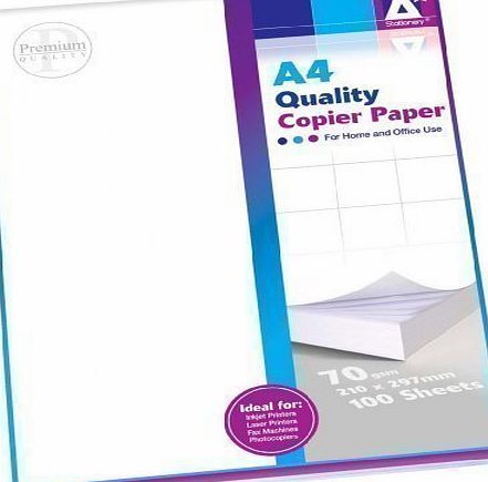 Premium Quality A4 Printing Paper 70gsm White 90 Sheets - For Home/Office/Everyday Printing