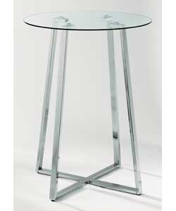 arrow Clear Bar Table