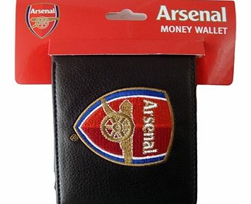 Arsenal Accessories  Arsenal FC Crest Embroidered Leather Wallet 2