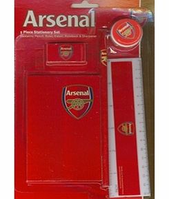 Arsenal Accessories  Arsenal FC Stationary Set 5 Pack