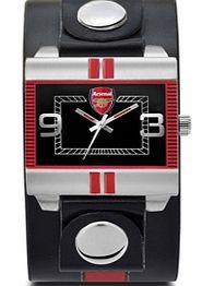 Arsenal Accessories  Arsenal Leather Strap Fashion Watch
