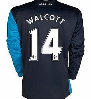 Nike 2011-12 Arsenal Long Sleeve Away Shirt (Walcott