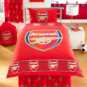 Arsenal Bedding - Border Crest Single Duvet Set