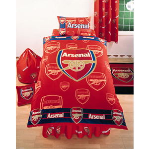 Arsenal Bedding - Crest Single Duvet Set