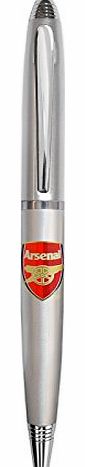 Arsenal F.C. Arsenal FC Official Football Gift Boxed Satin Chrome Ballpoint Pen Silver