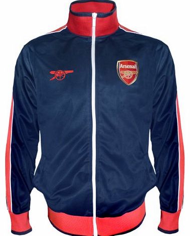 Arsenal F.C. Arsenal FC Official Football Gift Boys Retro Track Top Jacket 10-11 Years LB