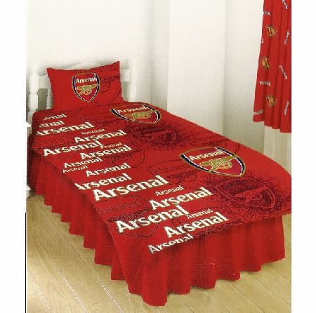 Arsenal FC Duvet Cover and Pillowcase Rotary