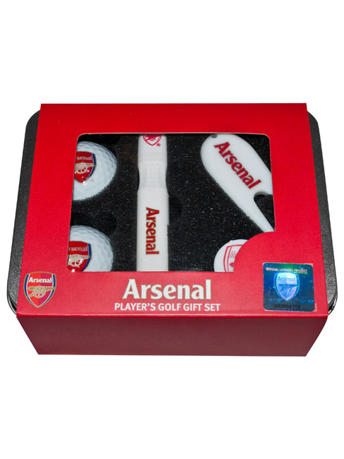 Arsenal FC Players Golf Tin Gift Set