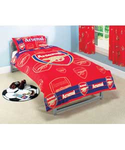 Arsenal FC Single Duvet Cover Set - Red