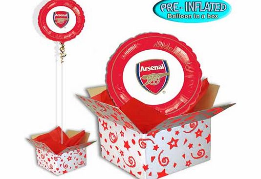 Arsenal Football Mania Arsenal Foil Balloon in a Box