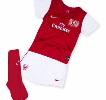 Arsenal Home Shirt Adidas 2011-12 Arsenal Home Little Boys Nike Mini Kit