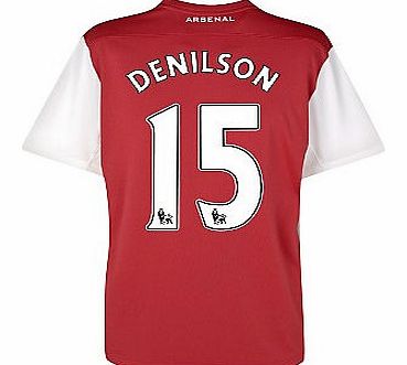 Arsenal Home Shirt Nike 2011-12 Arsenal Nike Home Shirt (Denilson 15)