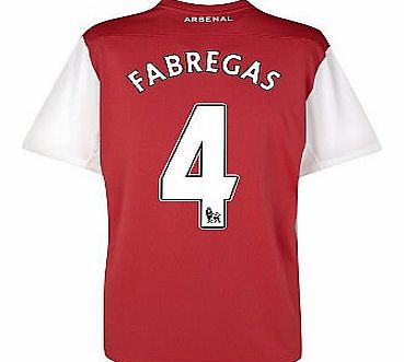 Arsenal Home Shirt Nike 2011-12 Arsenal Nike Home Shirt (Fabregas 4)