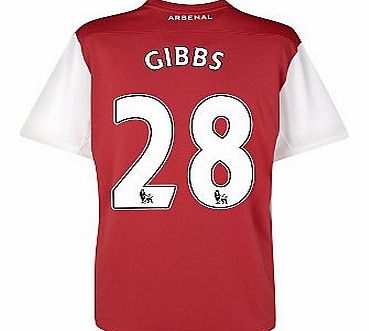 Nike 2011-12 Arsenal Nike Home Shirt (Gibbs 28)