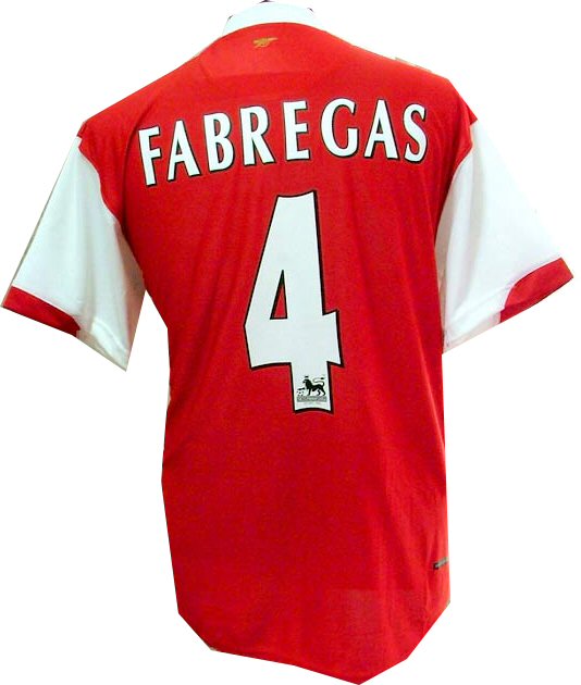 Arsenal Nike 06-07 Arsenal home (Fabregas 4) - Kids