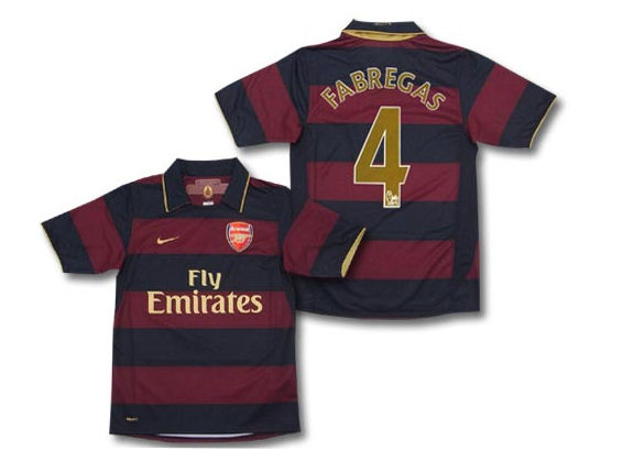 Arsenal Nike 07-08 Arsenal 3rd (Fabregas 4)