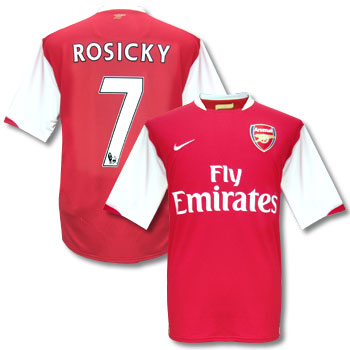 Nike 07-08 Arsenal home (Rosicky 7)