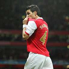 Arsenal Nike 07-08 Arsenal home (with Champions League style