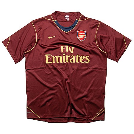 Arsenal Nike 07-08 Arsenal Training Jersey (maroon) - Kids