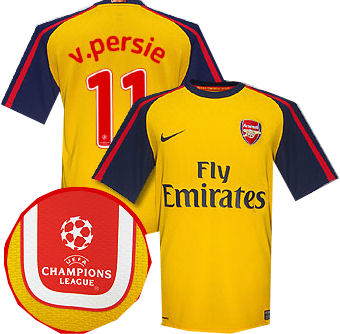 Nike 08-09 Arsenal away (V.Persie 11) CL