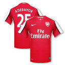 Arsenal Nike 08-09 Arsenal home (Adebayor 25)