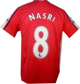 Arsenal Nike 08-09 Arsenal home (Nasri 8)