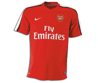 Arsenal Nike 08-09 Arsenal home (with official Andrei