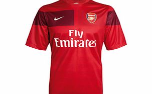Nike 09-10 Arsenal Pre-Match Training shirt (red)