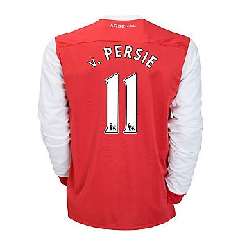 Nike 2010-11 Arsenal Nike Long Sleeve Home Shirt (V.