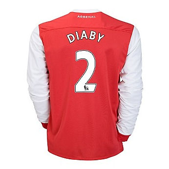 Arsenal Nike 2010-11 Arsenal Nike Long Sleeve Home Shirt