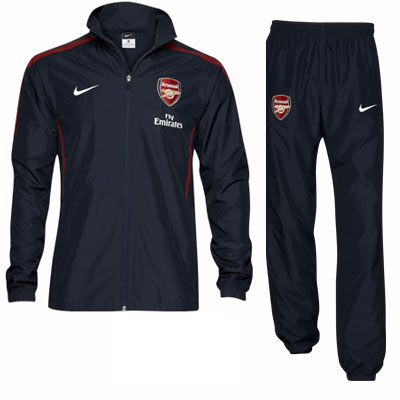 Arsenal Nike 2010-11 Arsenal Nike Woven Tracksuit (Black)