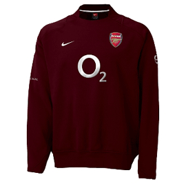 Arsenal Nike Arsenal L/S Thermal Training top (maroon) 05/06