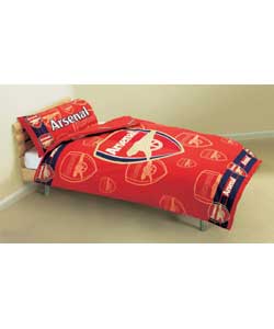 Arsenal Single Duvet Cover Set - Red
