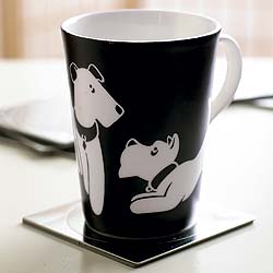 Art Deco Dog Mug