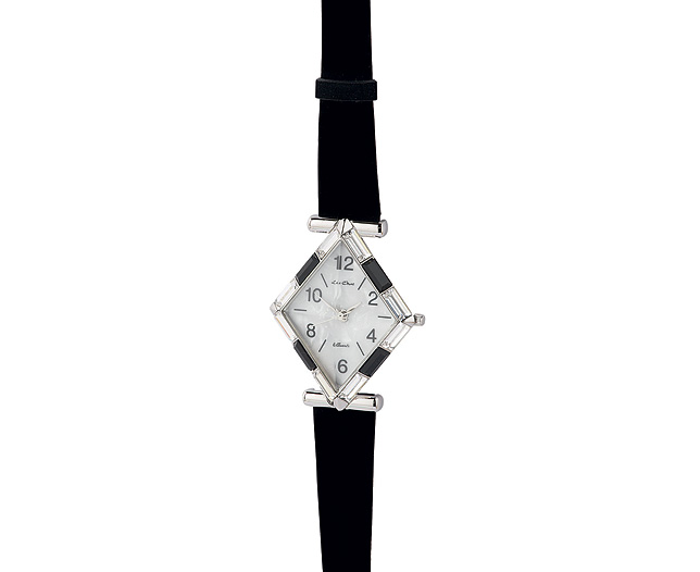 Deco Prism Watch - Silver