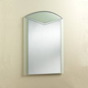Deco Style Rectangular Bathroom Mirror with