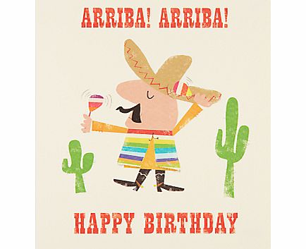 Art File Arriba Birthday Card