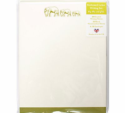 Art File Elephant Writing Set