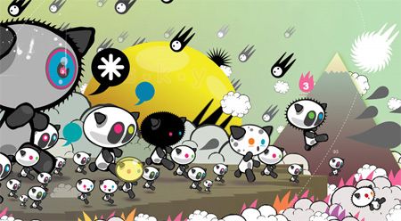 Art Poked Studio A Panda Extinction 1.1m x 2m