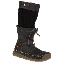 Female Skyline 6001 Leather/Textile Upper Leather/Textile Lining Art in Black