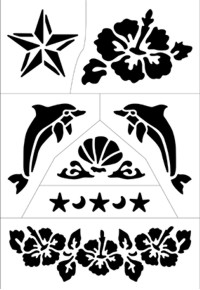 Star Tattoo Stencils