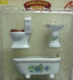 Artisania Latina Dolls House Bathroom suite Porcelain