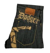 Artful Dodger Mid Blue Straight Leg Jeans