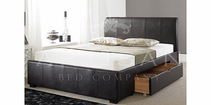 Artisan Drawer 4FT 6 Double Leather Bedstead
