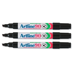 Artline 90 Permanent Marker Chisel Tip 4.5mm