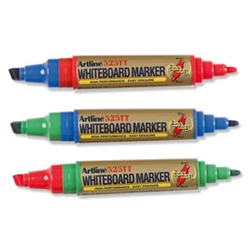 Whiteboard Markers 2-Colour Pen Assorted