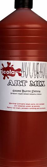 Artmix Ready-mix Paint 600ml - Burnt Sienna