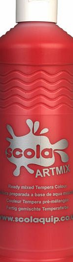 Artmix Ready-mix Paint 600ml - Red AM600/24