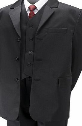 Aryan Boys Black Suit (5 piece)12 year